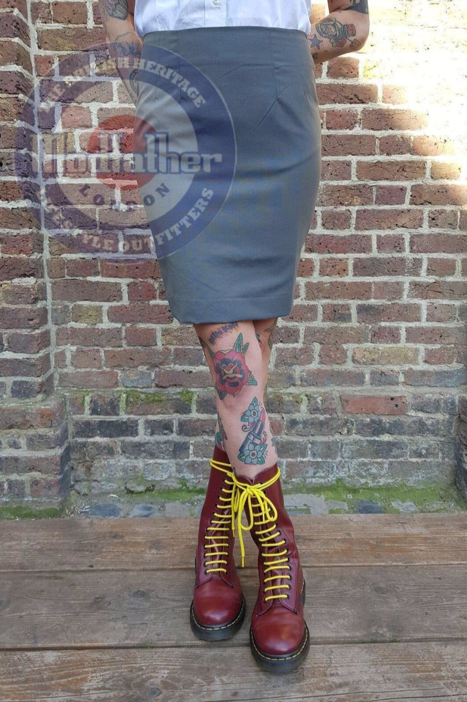 Women's Green & Gold Tonic - Skirt