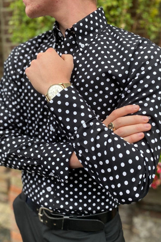 Polkadot Black & White - Shirt