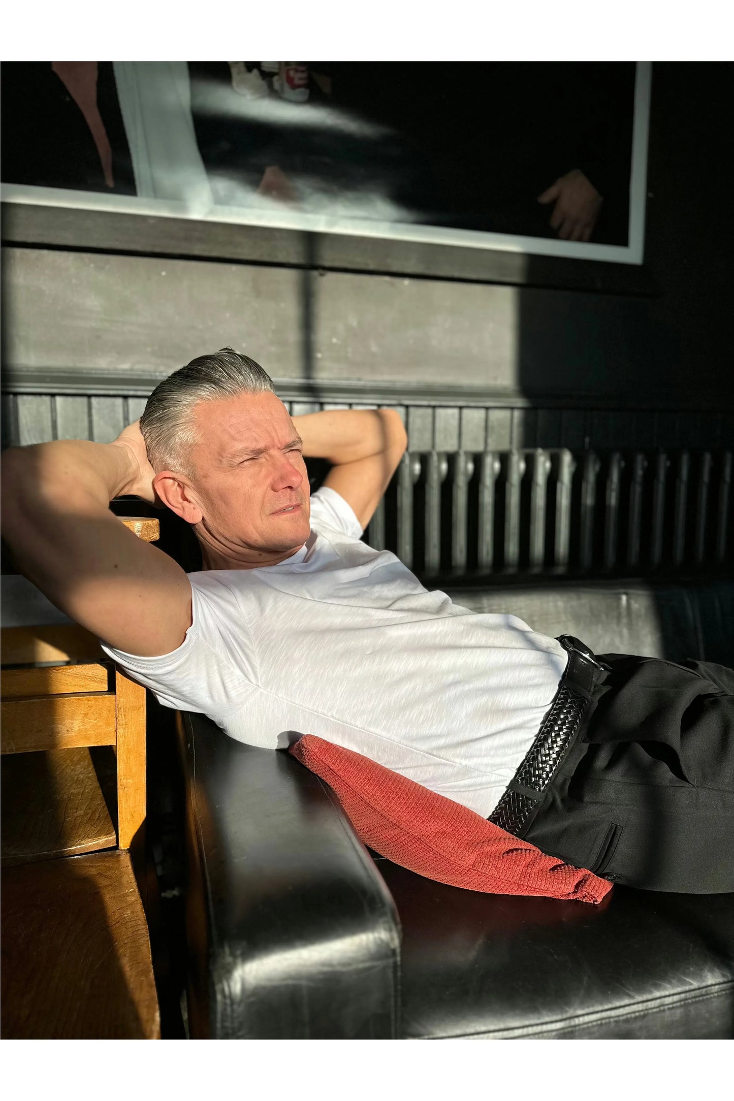 'The Dean' Classic White Crewneck - T-Shirt