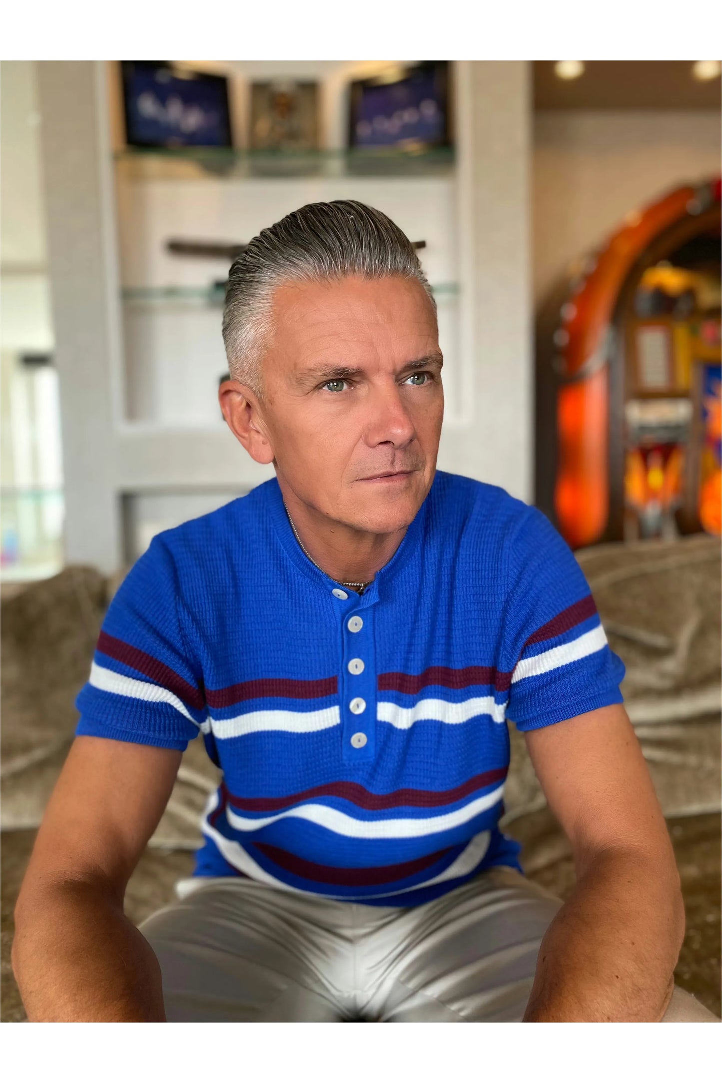 Thames Archive Royal Blue Stripe - Henley