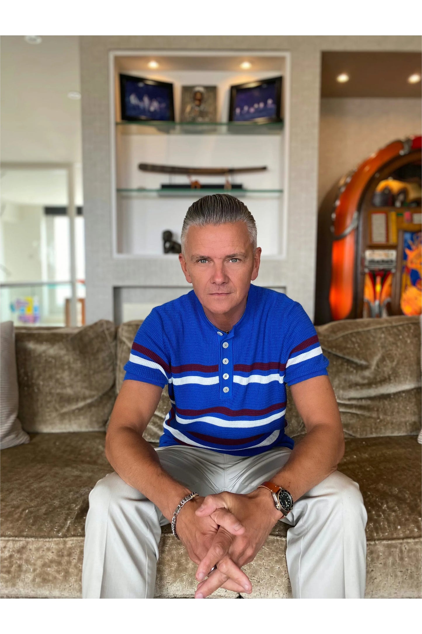 Thames Archive Royal Blue Stripe - Henley