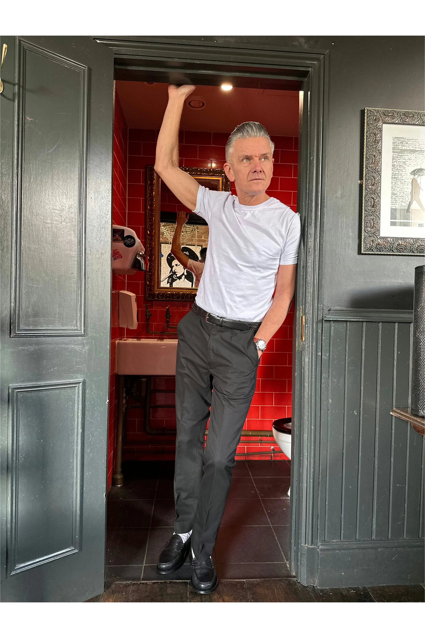 'The Dean' Classic White Crewneck - T-Shirt