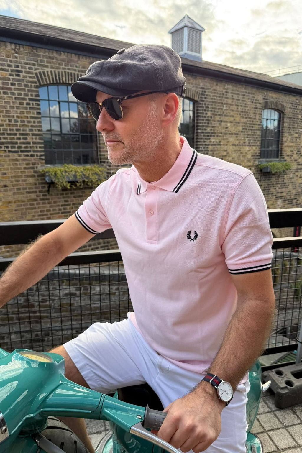 M3600 Ice Pink / Navy - Polo