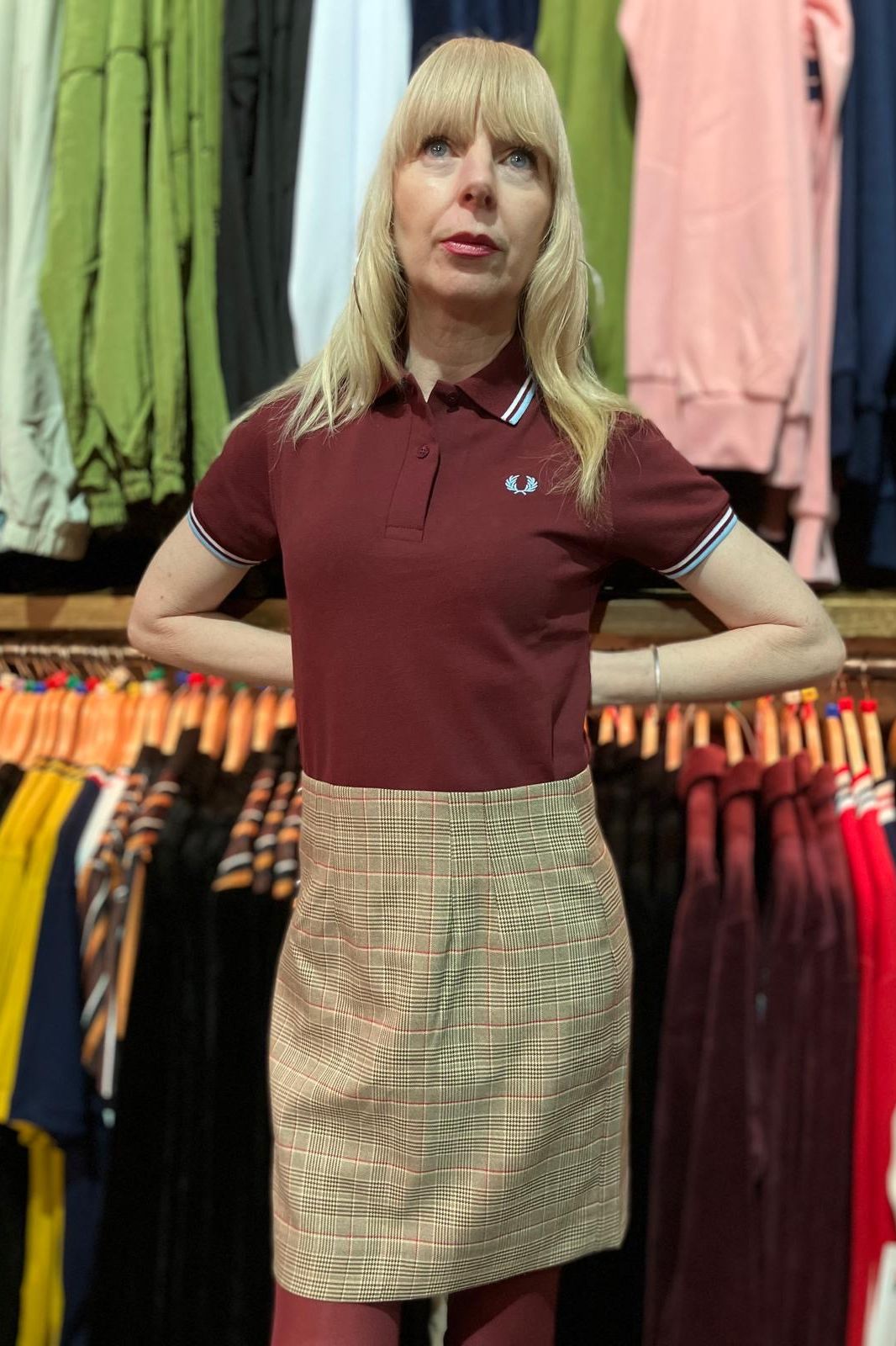 G12 Twin Tipped Maroon / White - Polo
