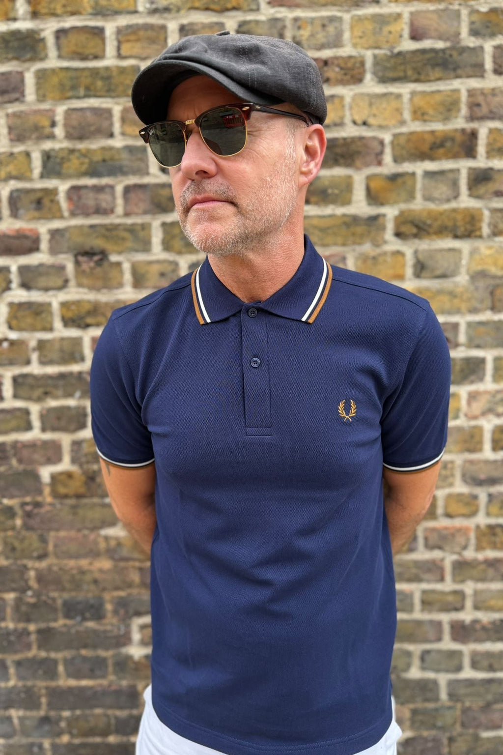 M3600 Twilight Navy / Snow White / Dark Caramel - Polo