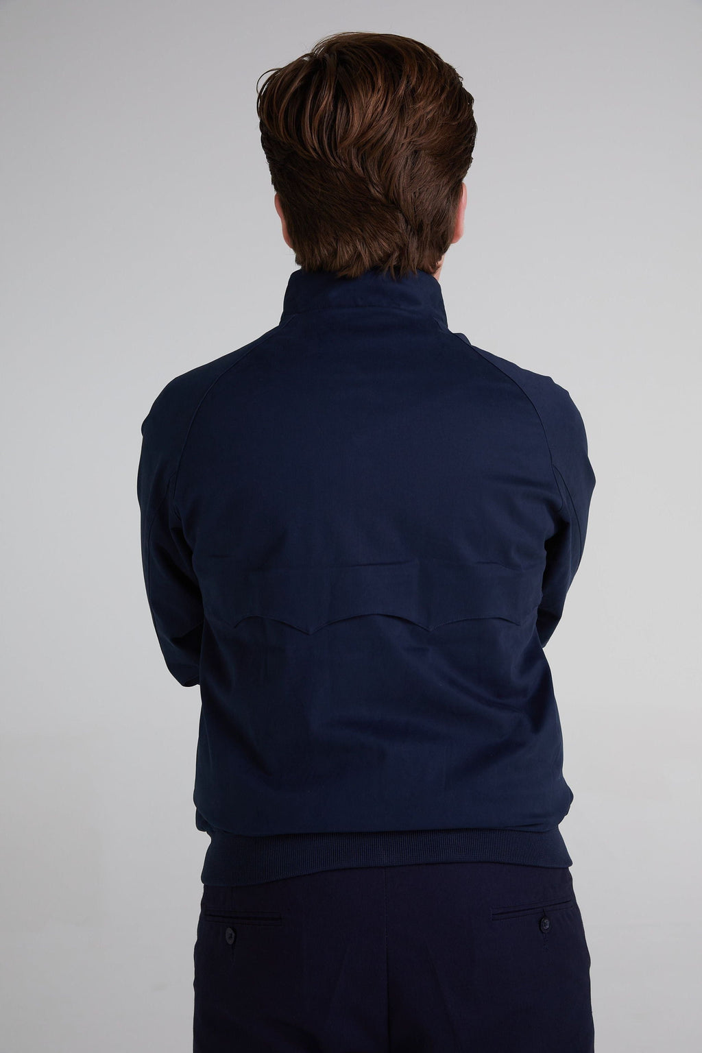 Men's Dark Navy - Harrington Jacket