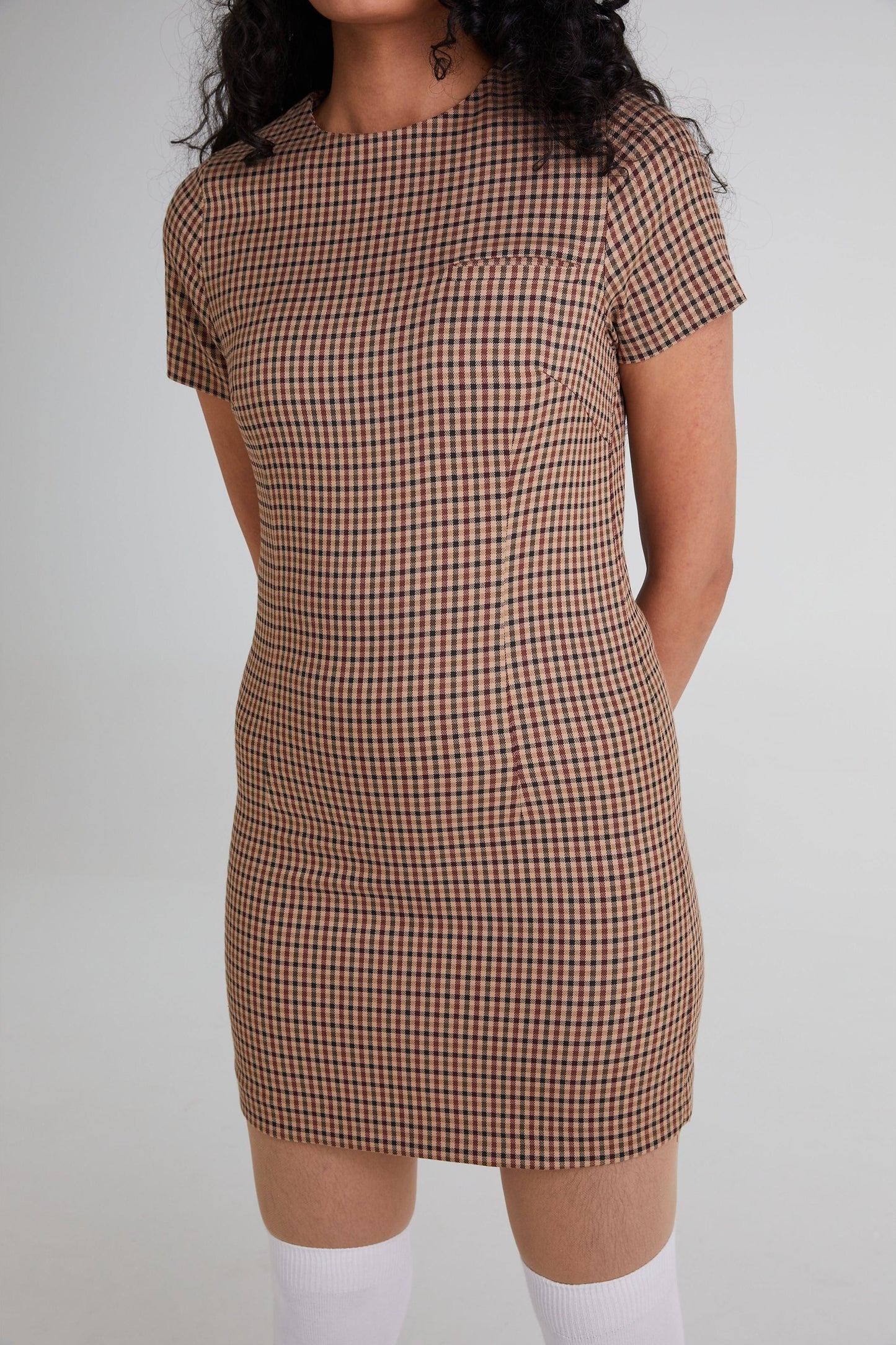 'The Valerie' Rosso Check - Dress