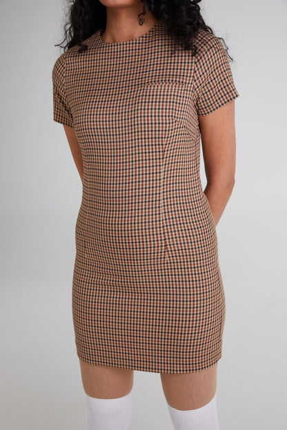 'The Valerie' Rosso Check - Dress