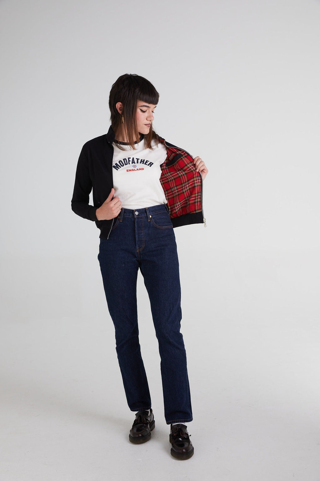 Women's Black - Harrington Jacket