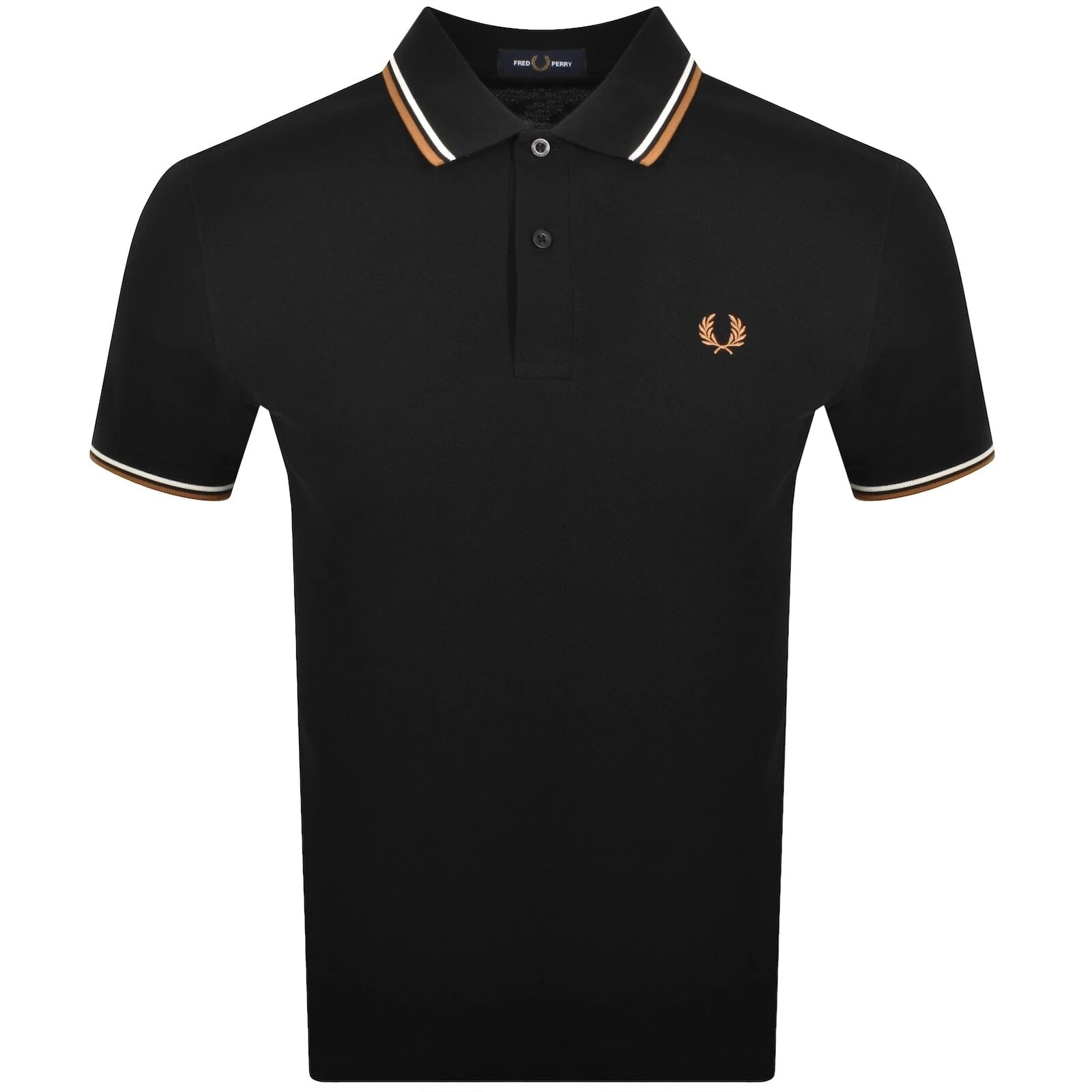 M12 Black / Orange / Ecru - Polo