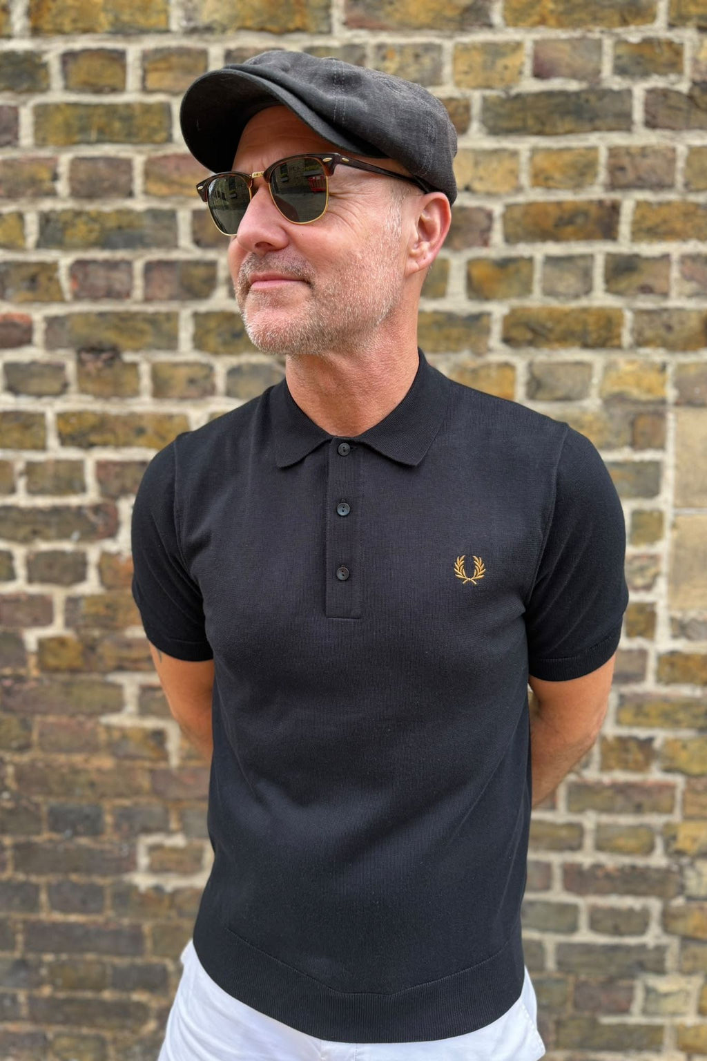 K9725 Black - Knitted Shirt