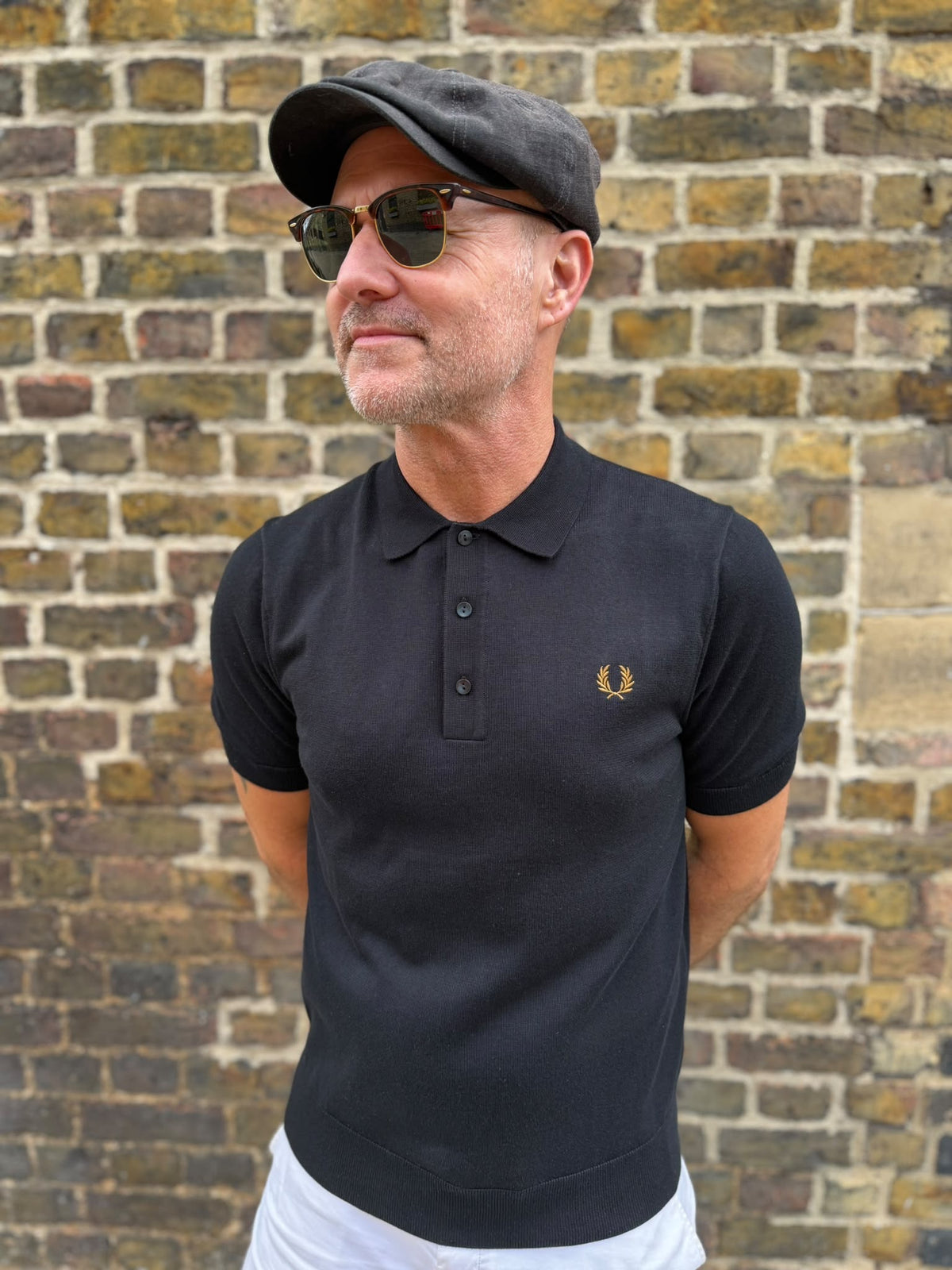 K9725 Black - Knitted Shirt
