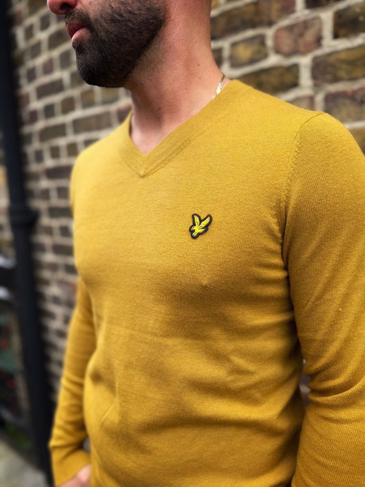 Merino V-Neck Bronze - Jumper