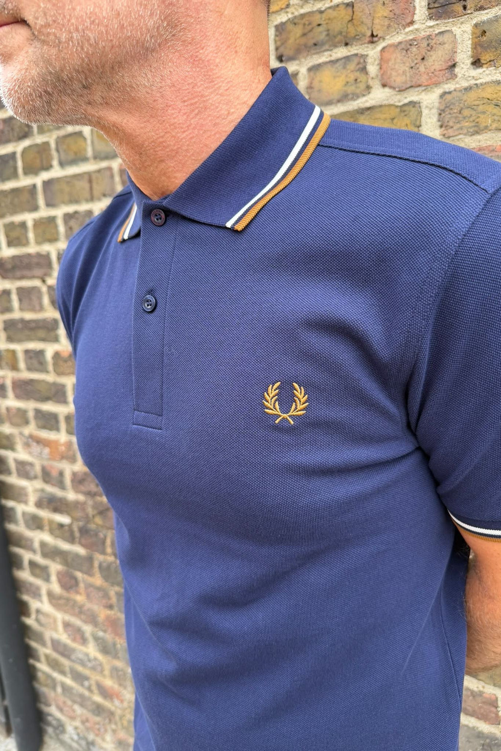 M3600 Twilight Navy / Snow White / Dark Caramel - Polo