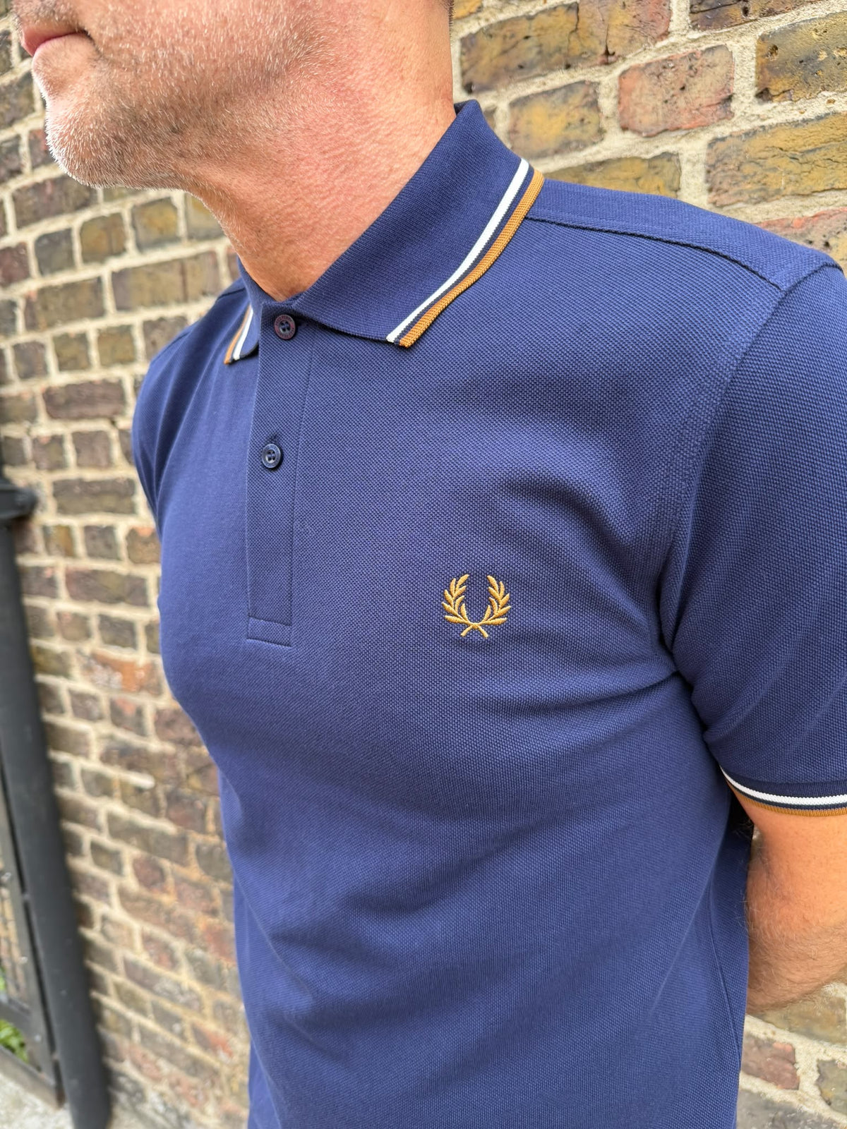 M3600 Twilight Navy / Snow White / Dark Caramel - Polo