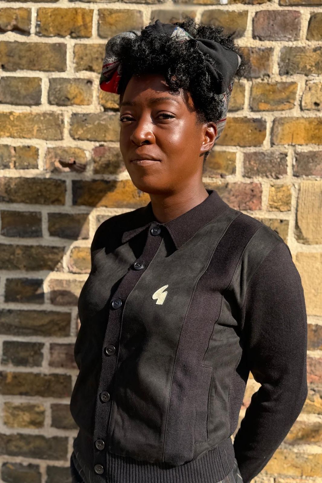 Exclusive Rita Black Button Through - Cardi