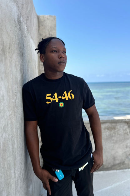 54-46 Black - T-Shirt