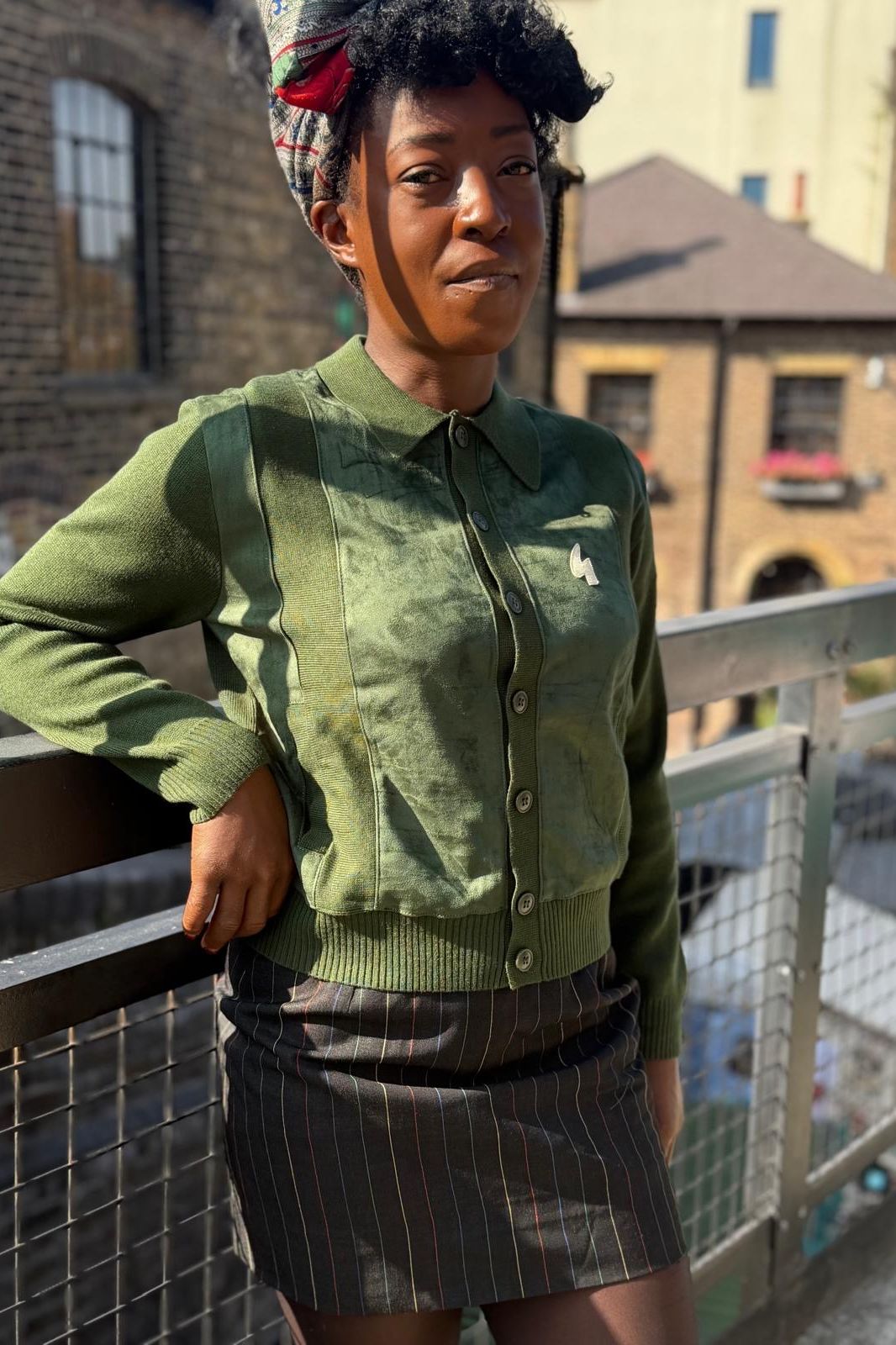 Exclusive Rita Forest Button Through - Cardi