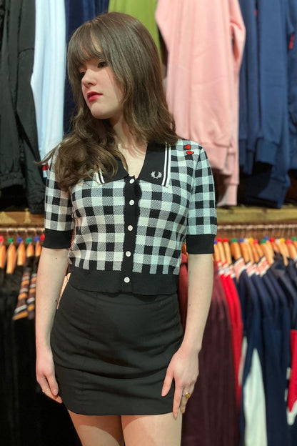 SK2134 Amy Winehouse Foundation Gingham Knitted - Shirt