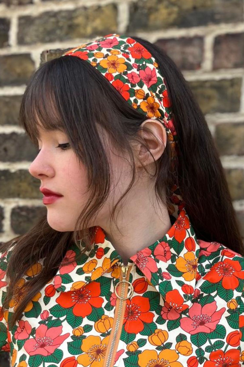 Dolly Cream Floral - Scarf