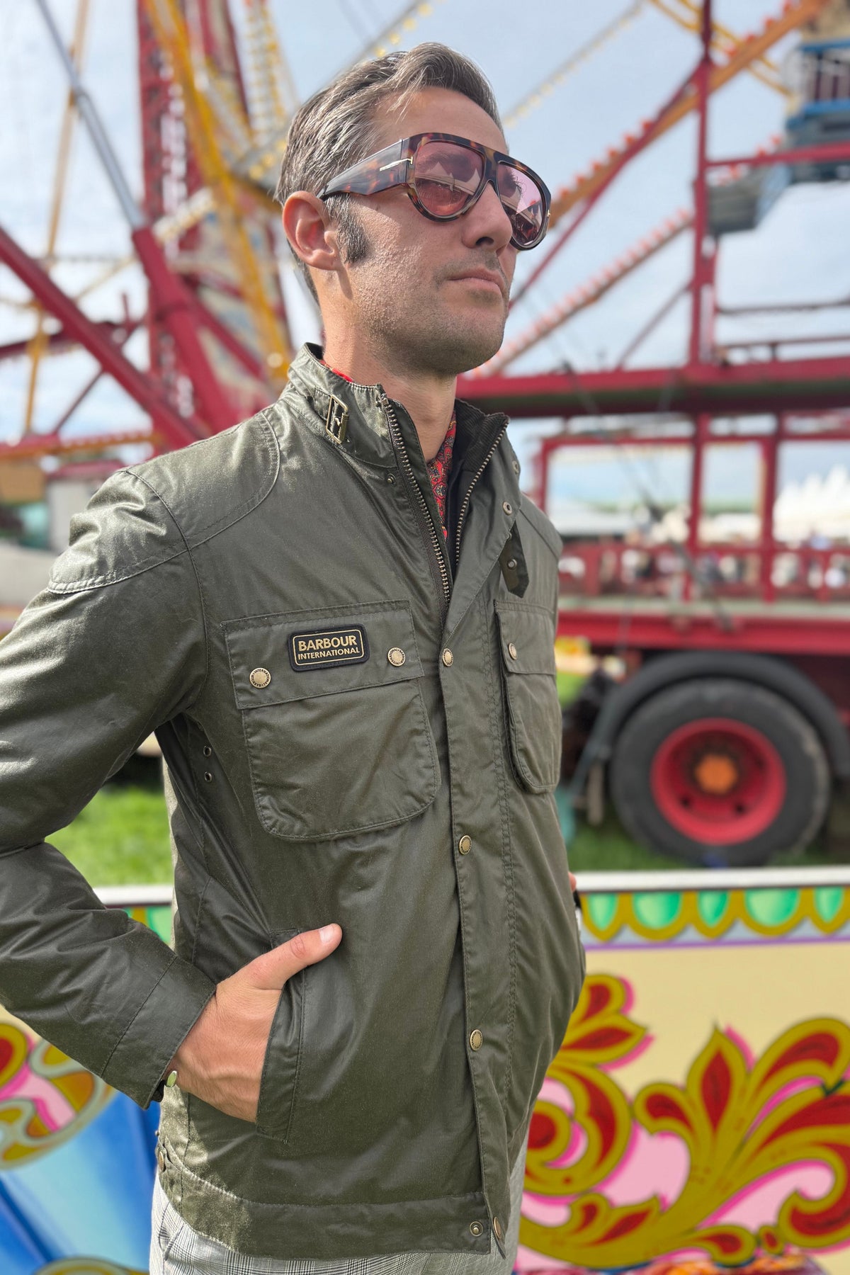 International Olive Merton - Wax Jacket