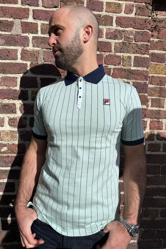 BB1 Classic Vintage Striped 359 Surf Spray / Navy  - Polo