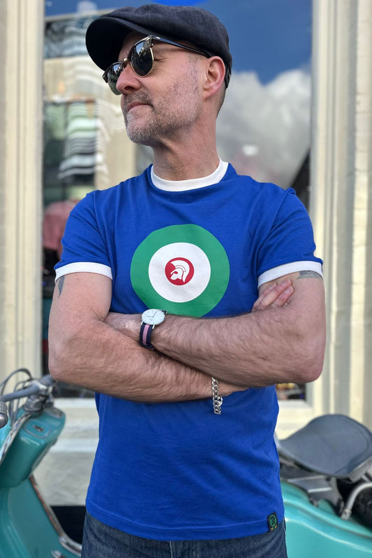 Target Cobalt Logo Ringer - T-Shirt