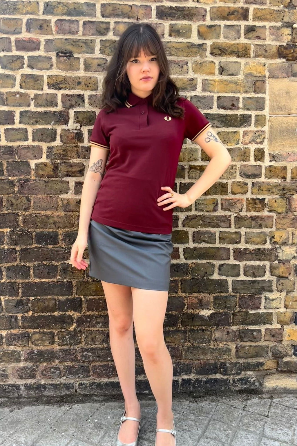 G12 Twin Tipped Maroon / Champagne Gold - Polo