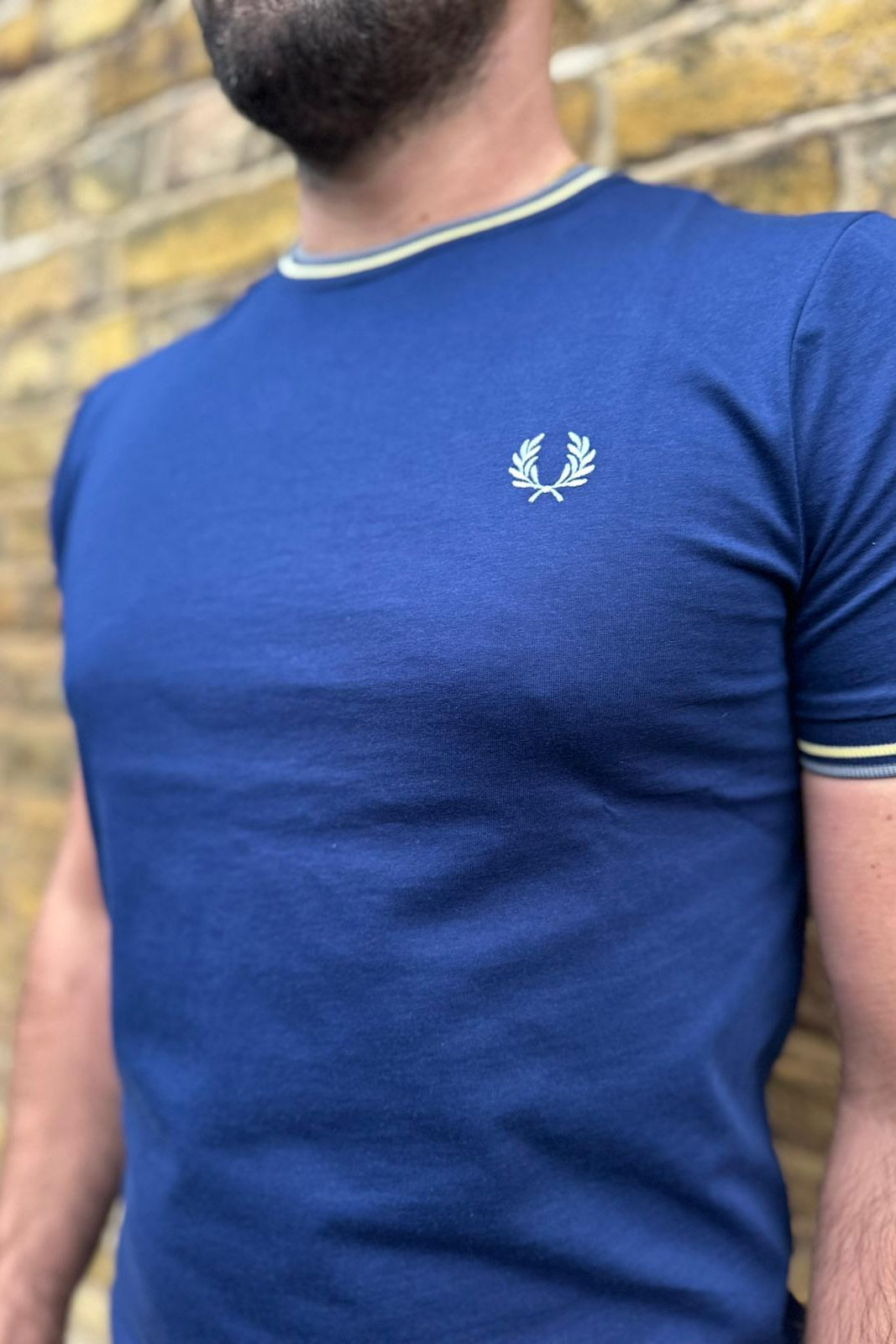 M1588 Twin Tipped French Navy / Champion Gold  - T-Shirt