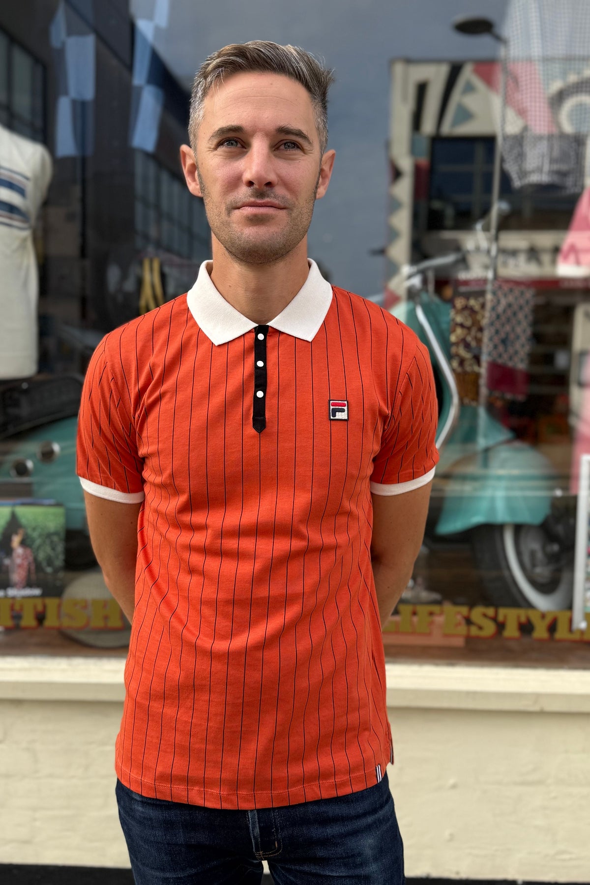 BB1 Burnt Ochre / Gardenia - Polo