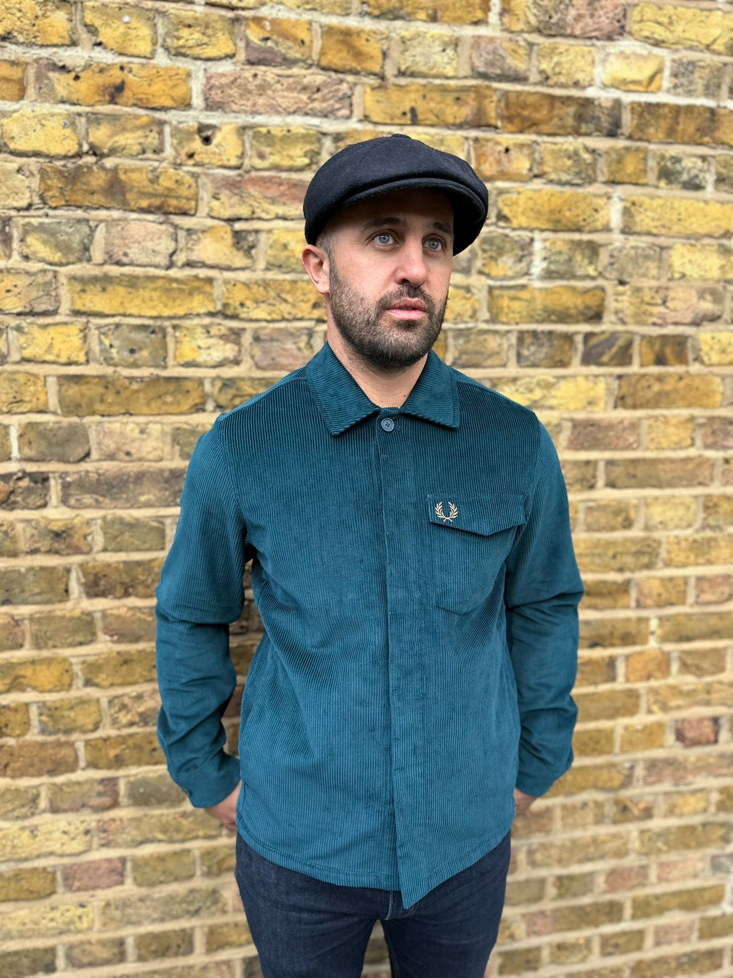 M1717 Corduroy Petrol - Overshirt