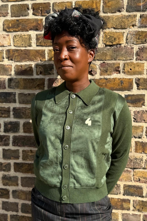 Exclusive Rita Forest Button Through - Cardi