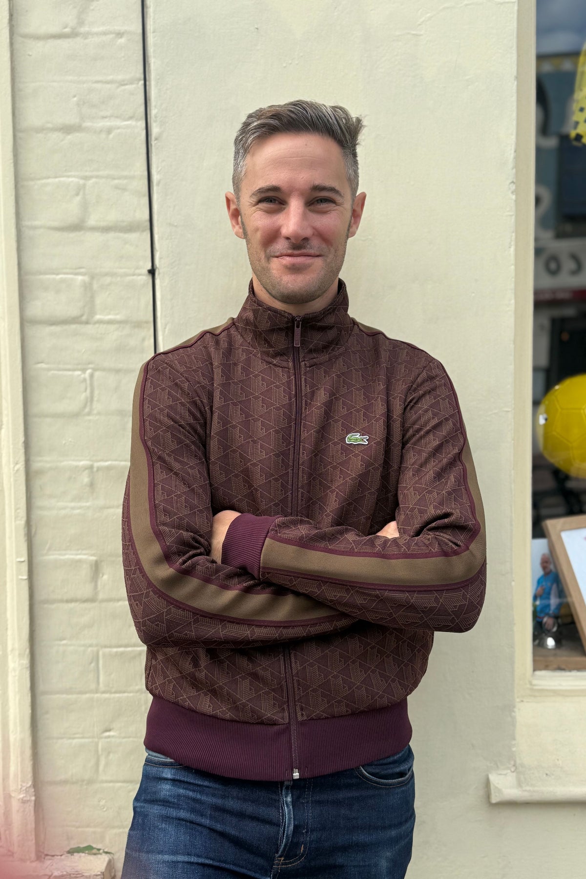 Paris Zip-Up Brown - Track Jacket