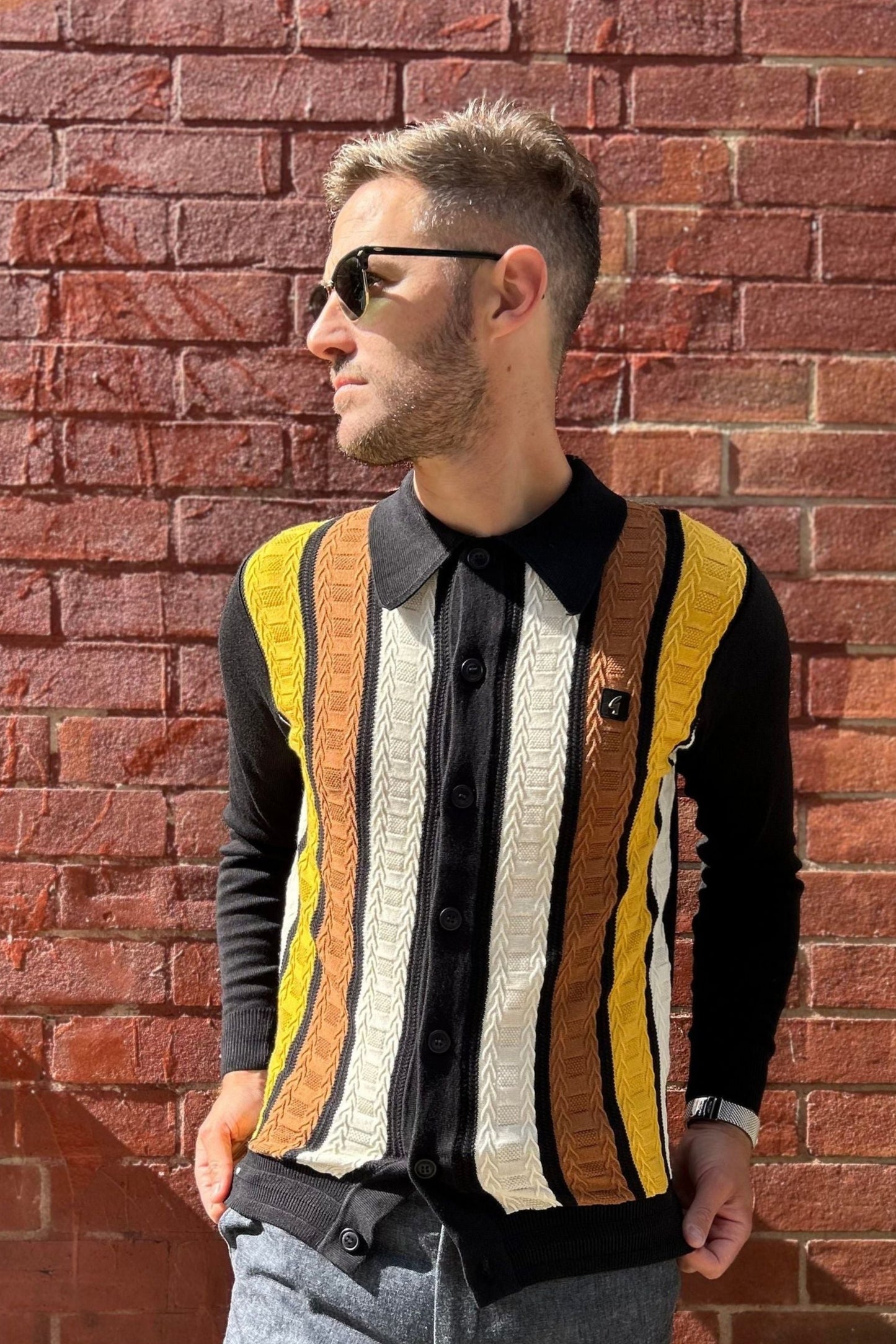Pedro Black - Polo Knit
