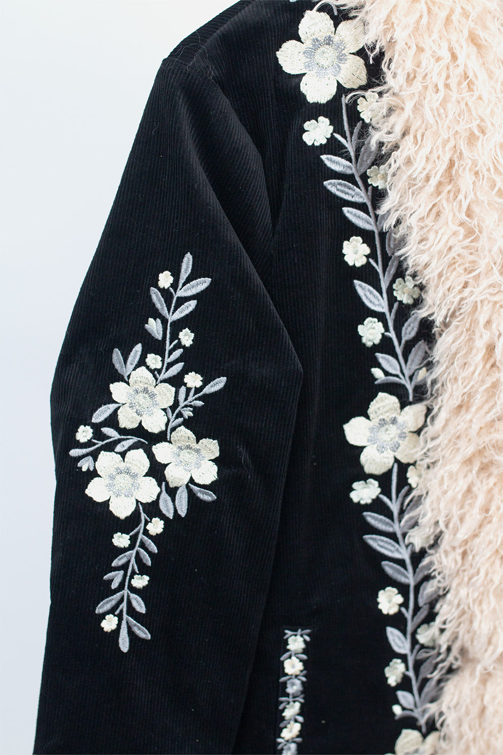 Penny Lane Fur Collar Midnight - Coat