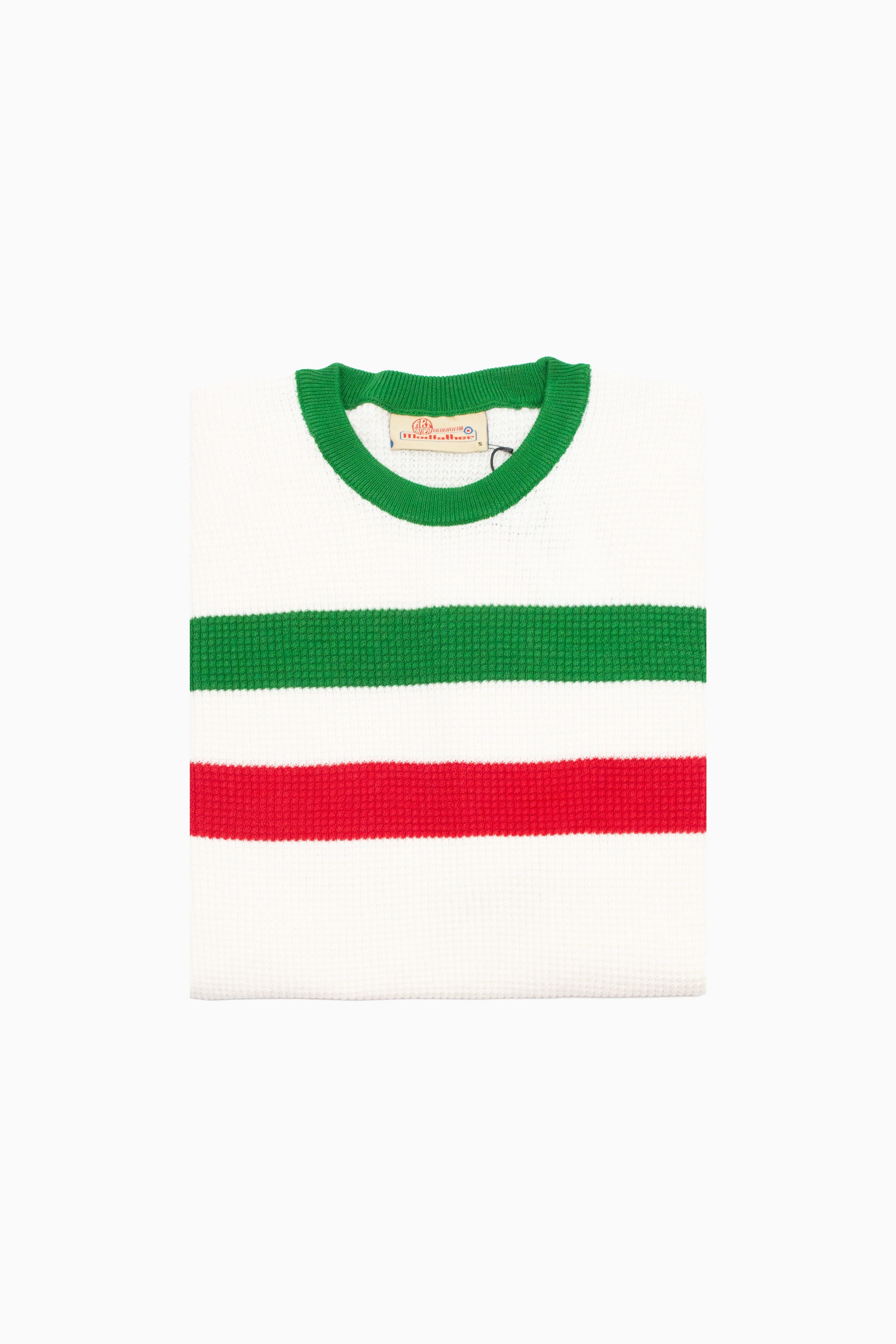 Goldhawk Schillaci Off-White / Green - Knit