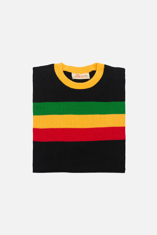 Goldhawk Heron Jet Black / Green / Amber - Knit