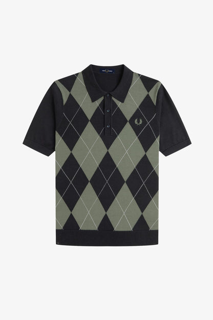 K1317 Argyle Knit - Polo
