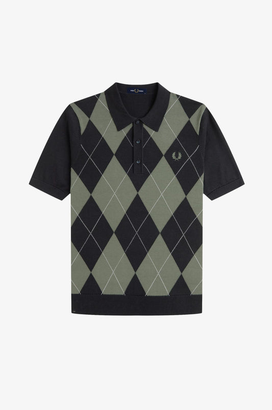 K1317 Argyle Knit - Polo