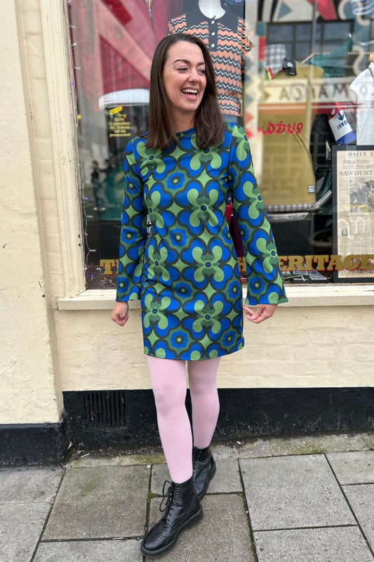 Made in England 'The Melanie' Bell Sleeve - Dress
