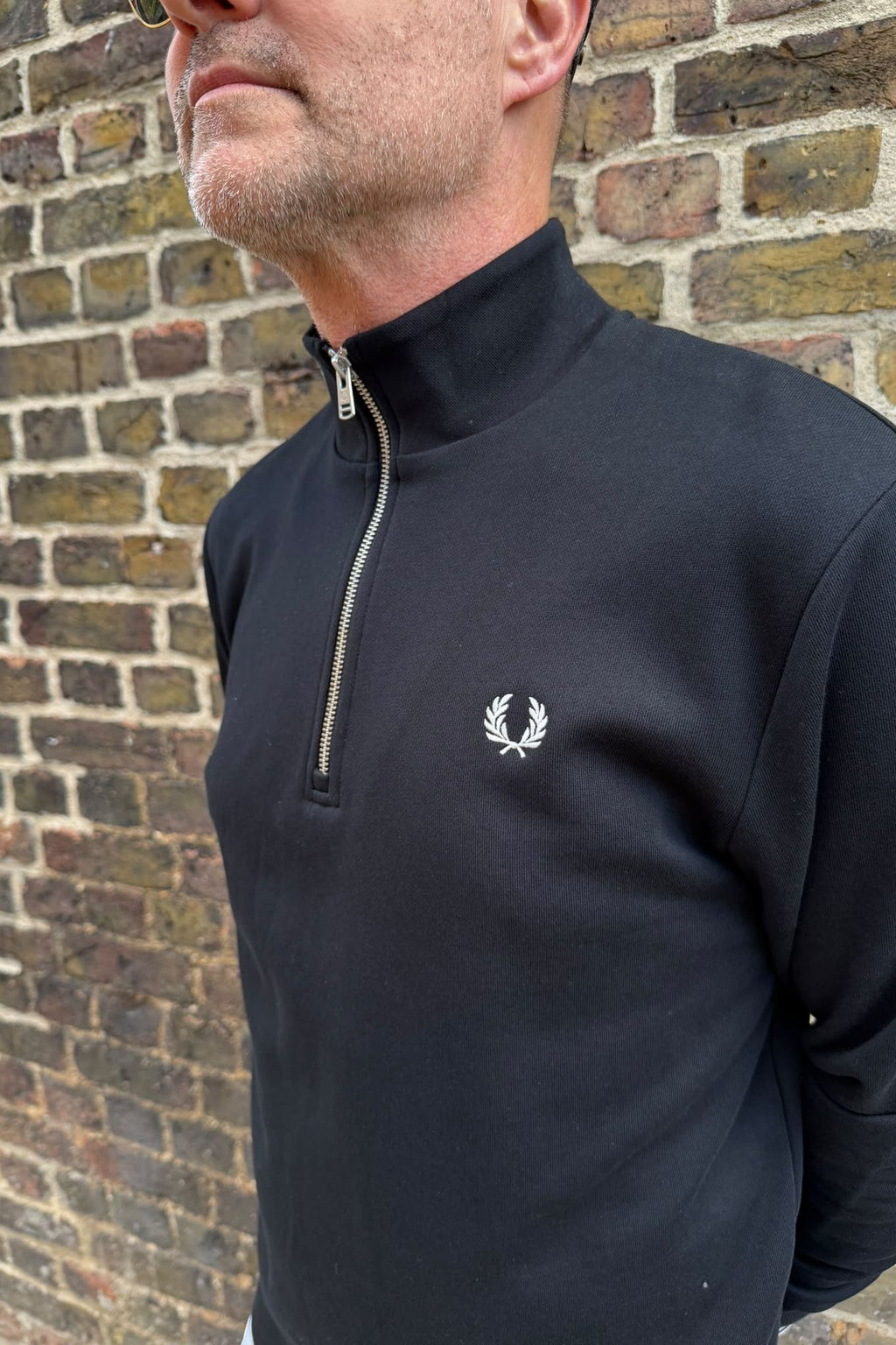M3574 Half Zip Black - Sweatshirt