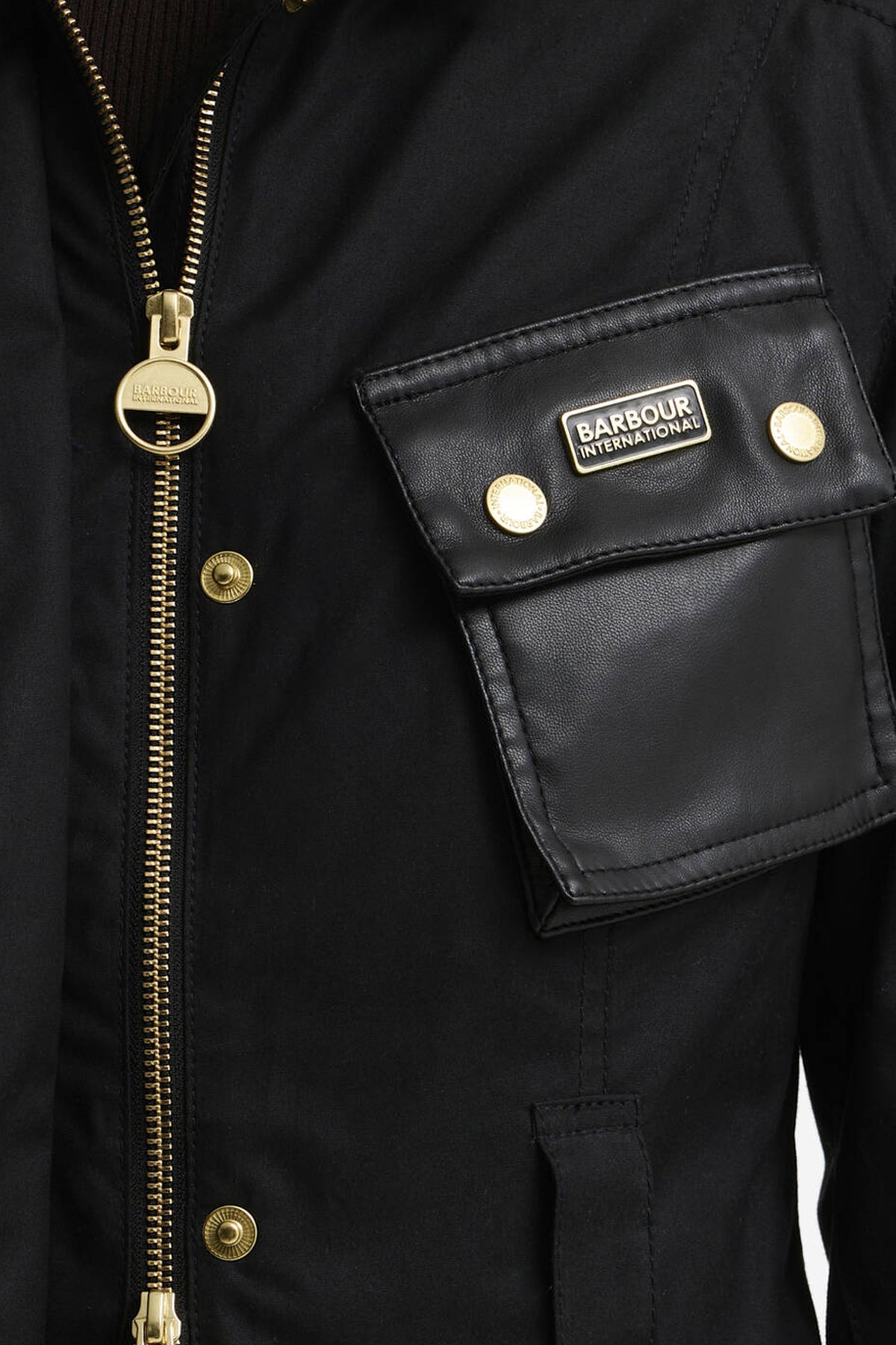 International Heritage Black Waxed Leather - Jacket
