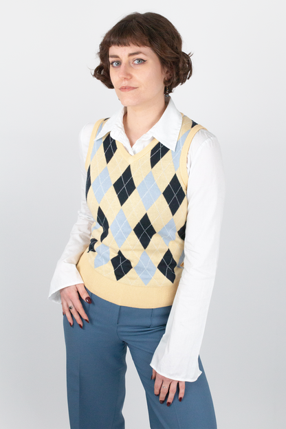 Fontella Lemon Knitted - Tank Top