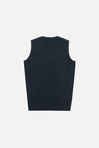 Fontella Navy Knitted - Tank Top