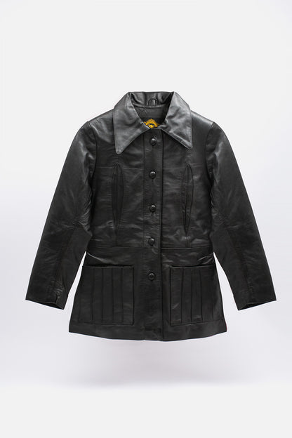 The "Avery" Black - Leather Jacket
