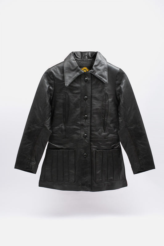 The "Avery" Black - Leather Jacket