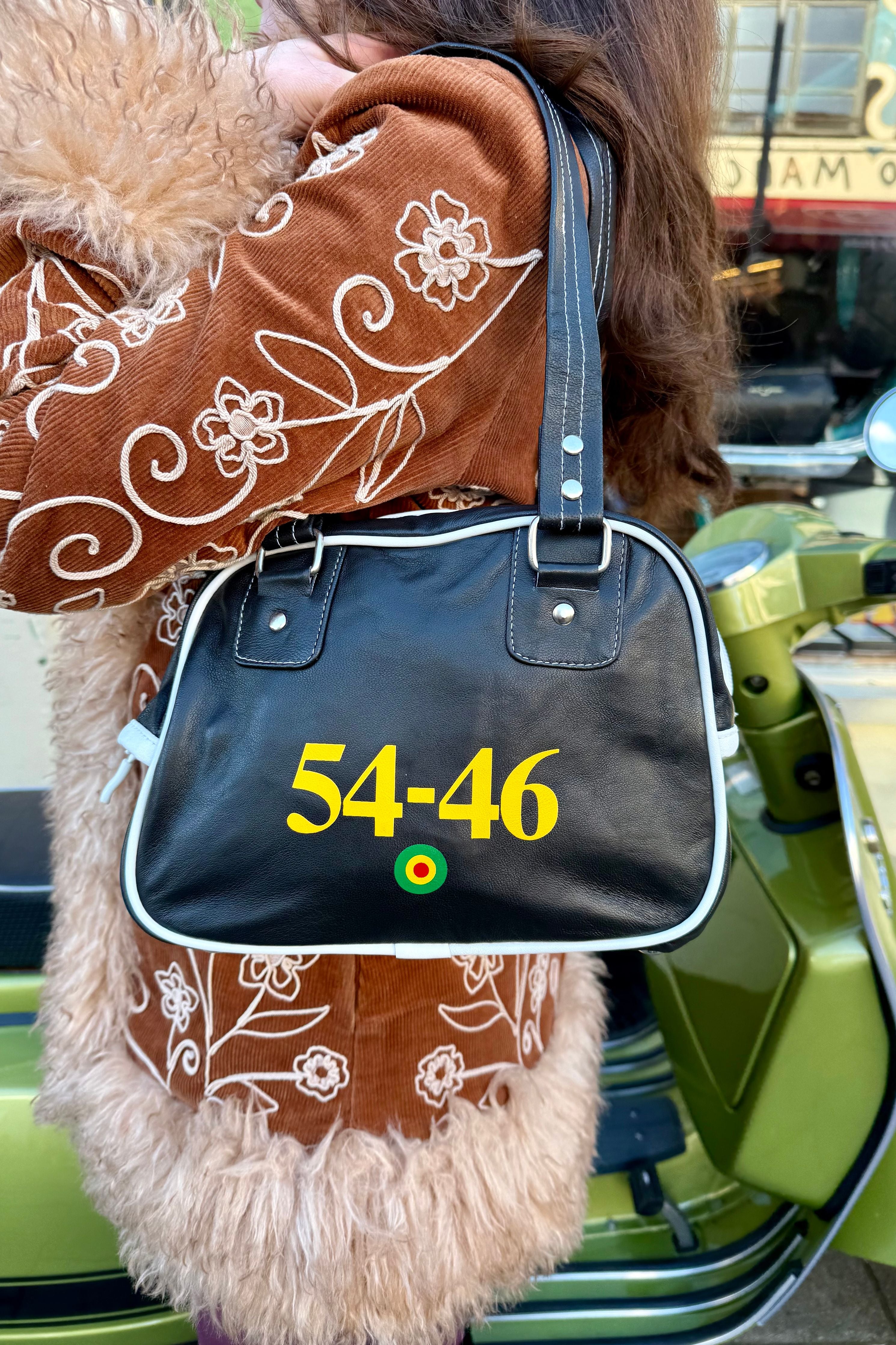 54-46 Black Leather - Bag