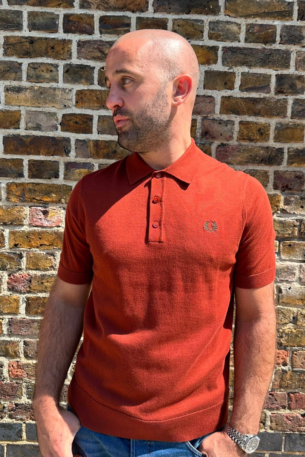 K9725 Brandy - Knitted Shirt