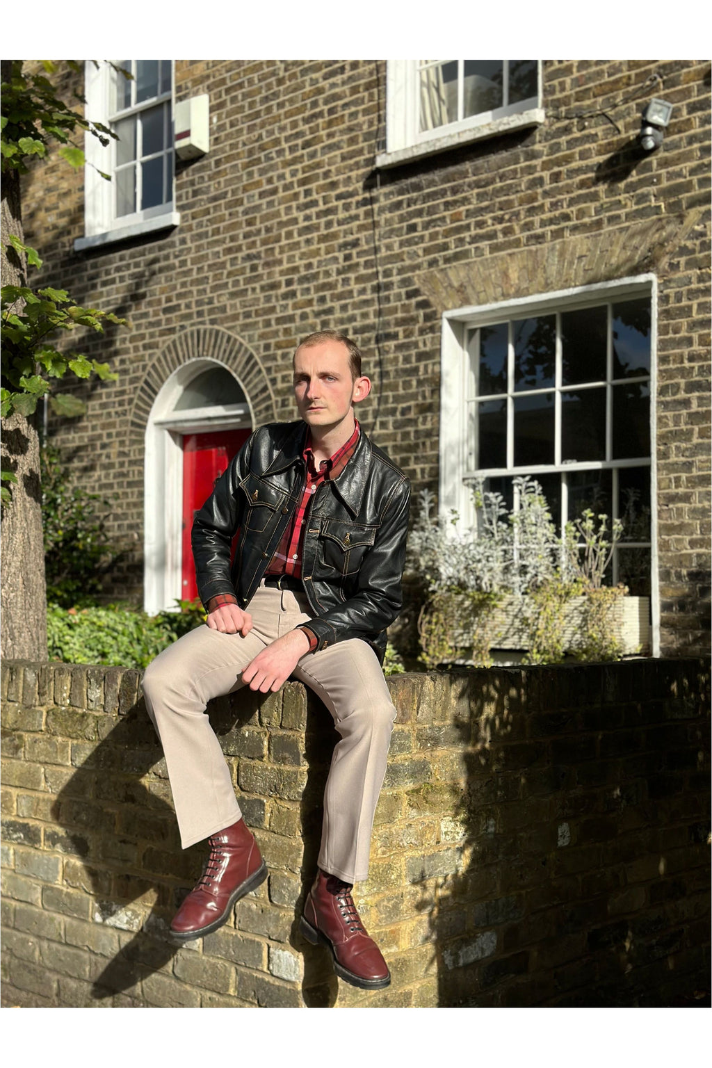 Men’s Leather Classic Black - Trucker Jacket