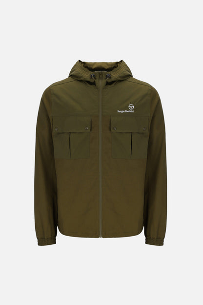 Calisti Dark Olive - Hooded Jacket